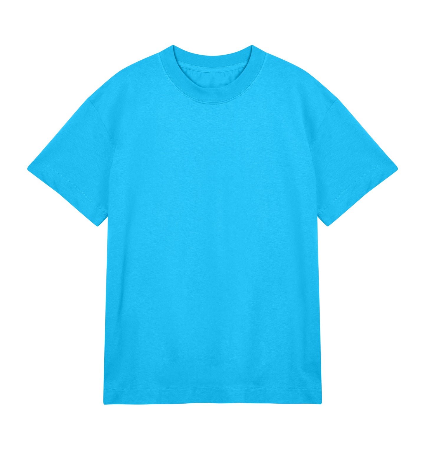 t-shirt oversized turquoise front mosaic men 